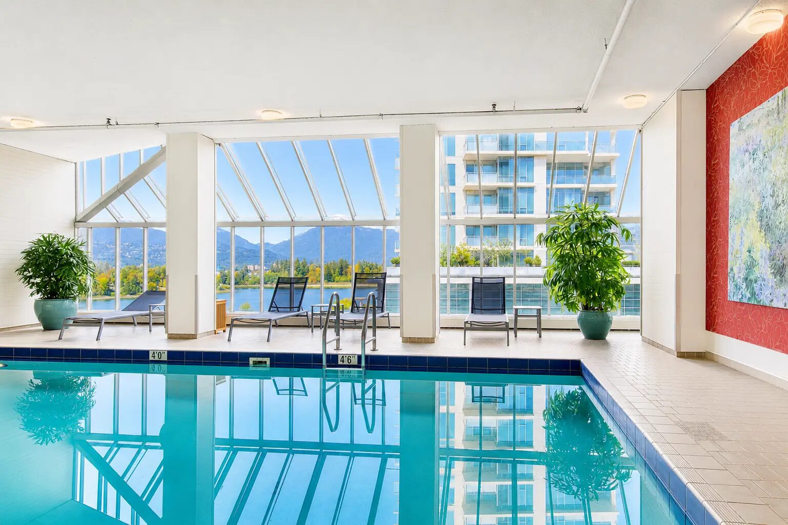 Indoor heated pool at Pinnacle Hotel Harbourfront